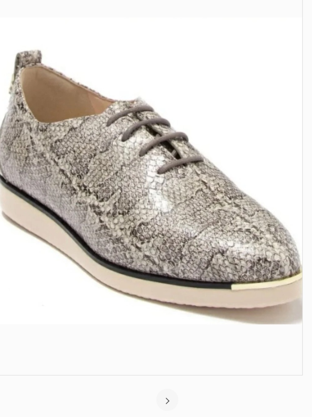 Cole Haan Snake Print Grand Ambiiton Lace Up Oxford  size 7.5